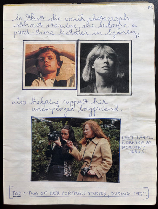 UP CLOSE: Carol Jerrems with Larry Clark, Nan Goldin and William Yang, 2010