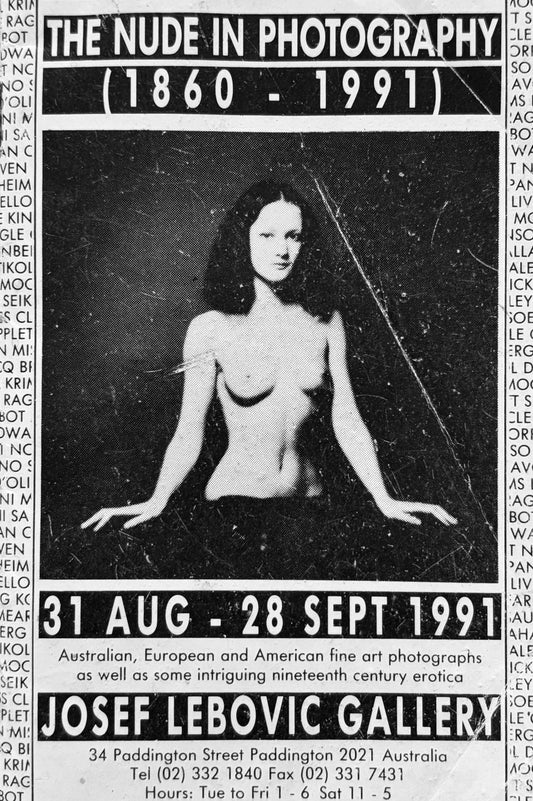 The Nude in Photography, 1860-1991