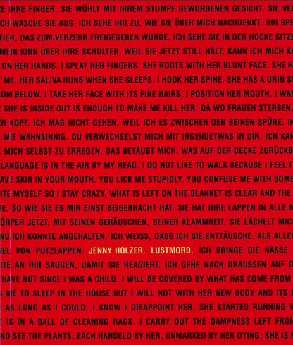 Jenny Holzer, Lustmord